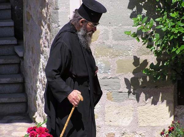 Pelekas, Corfu - Priest